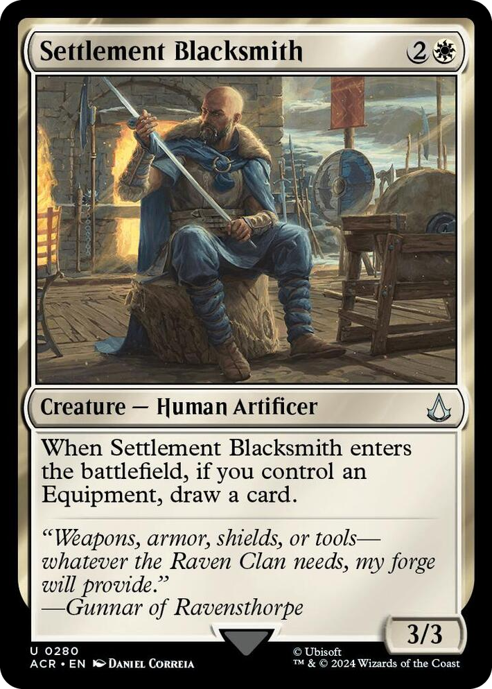 0280 Settlement Blacksmith U Universes Beyond: Assassin's Creed