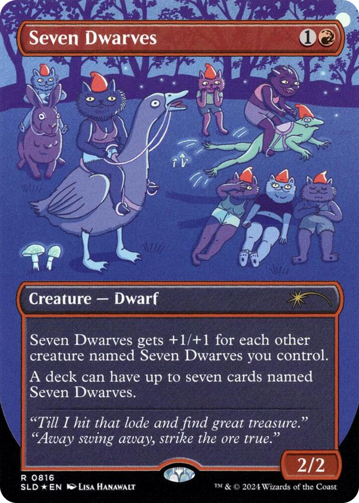 Seven Dwarves (0816) #816 R - Secret Lair Drop Series Pokemon card