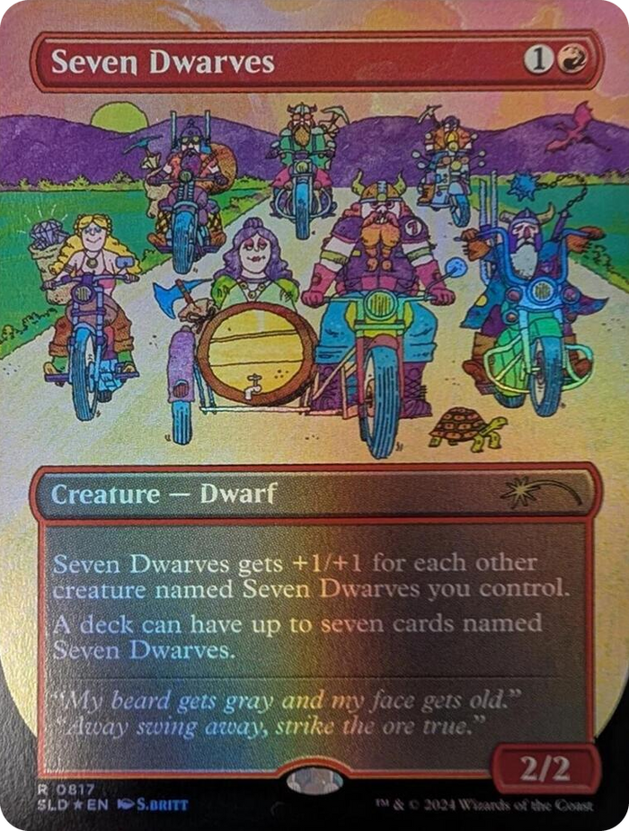Seven Dwarves (0817) #817 R - Secret Lair Drop Series Pokemon card