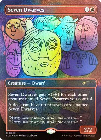 0819 Seven Dwarves (0819) R Secret Lair Drop Series