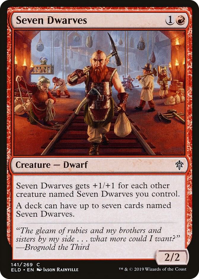 0141 Seven Dwarves C Throne of Eldraine