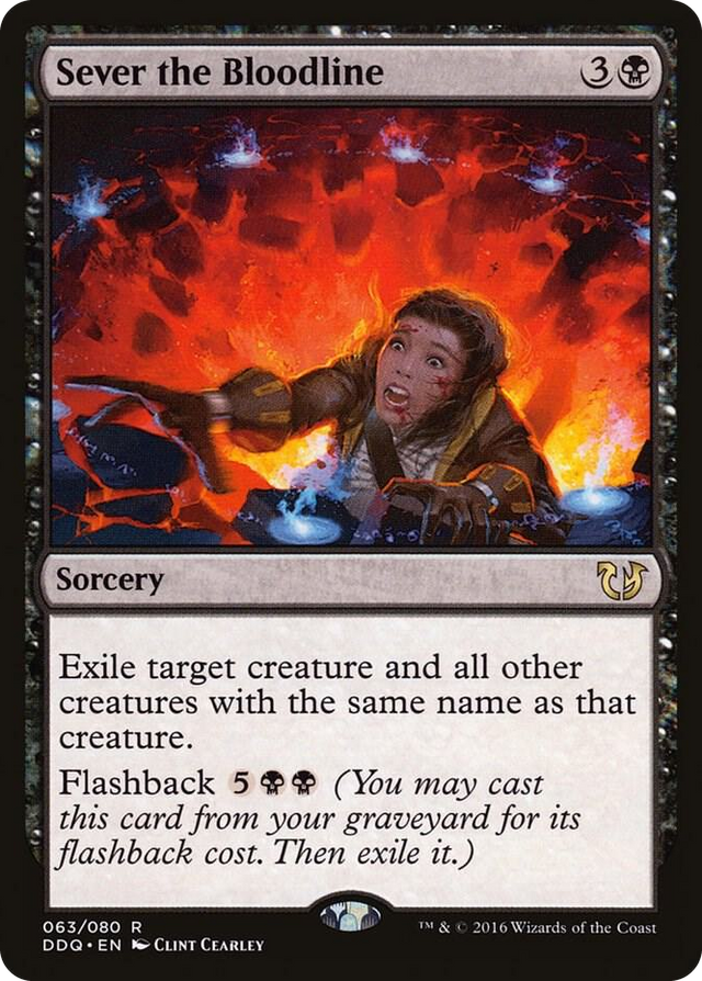 0063 Sever the Bloodline R Duel Decks: Blessed vs. Cursed