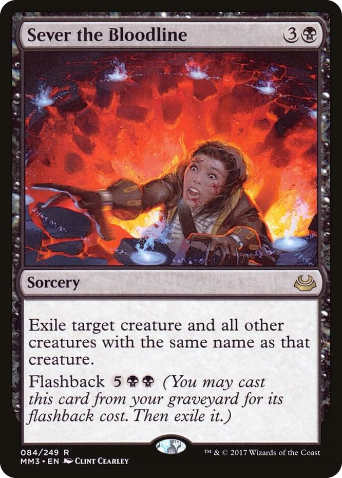Sever the Bloodline #84 R - Modern Masters 2017 Pokemon card