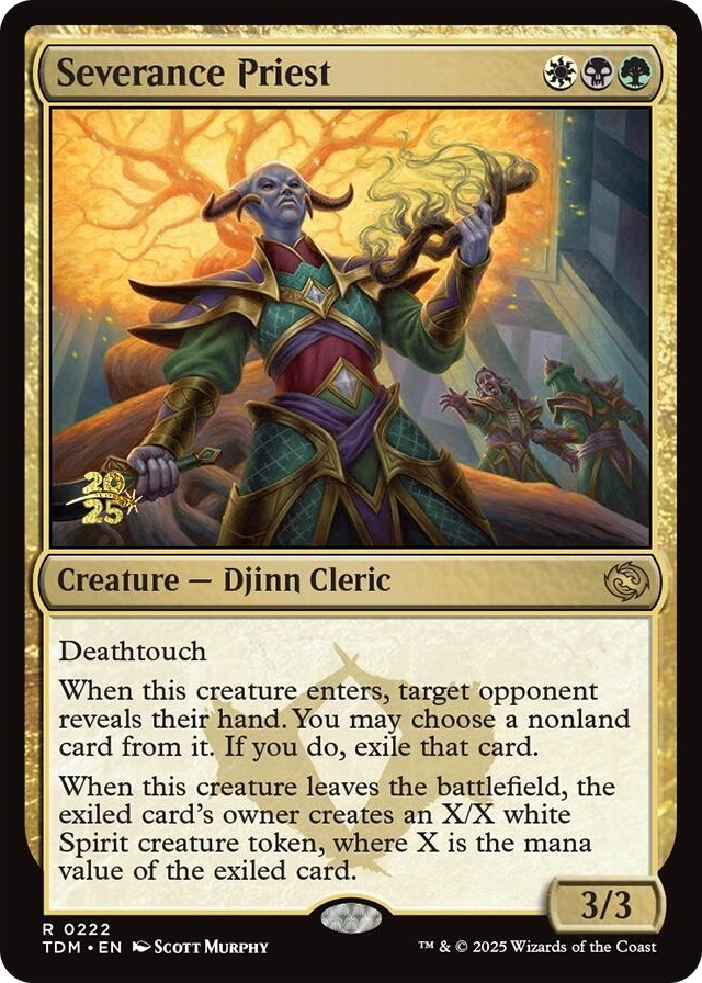 Severance Priest #222 R - Prerelease Cards Pokemon card