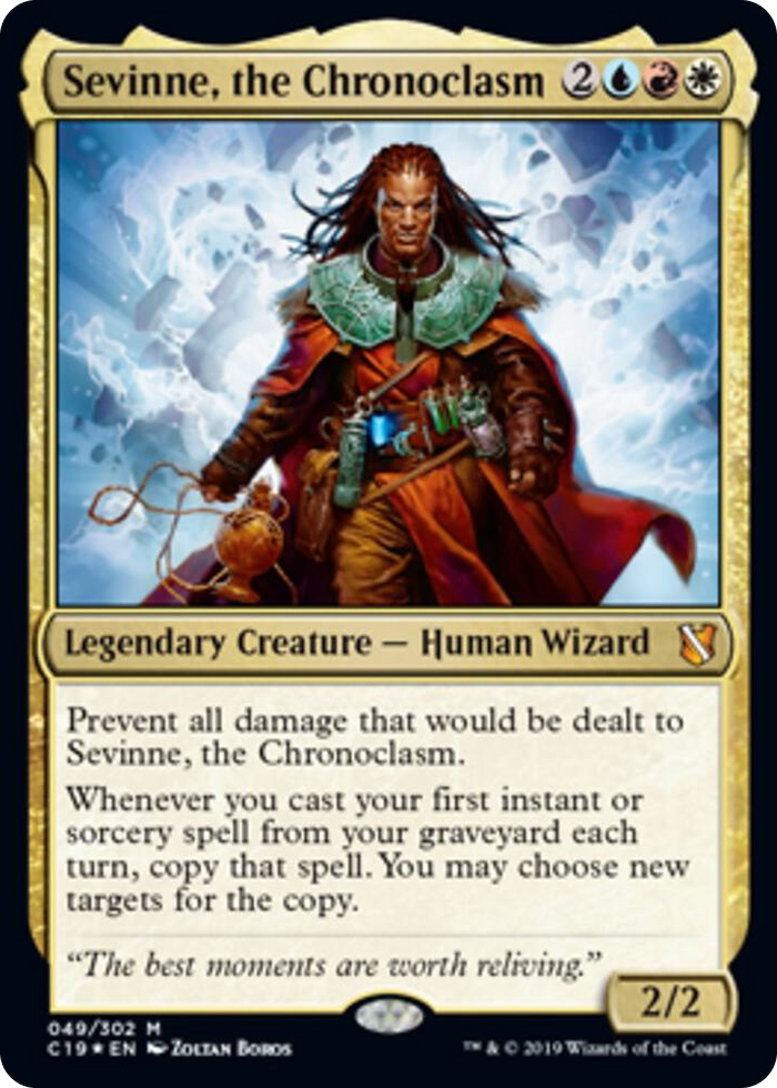 Sevinne, the Chronoclasm (Commander 2019) #49 M - Oversize Cards Pokemon card
