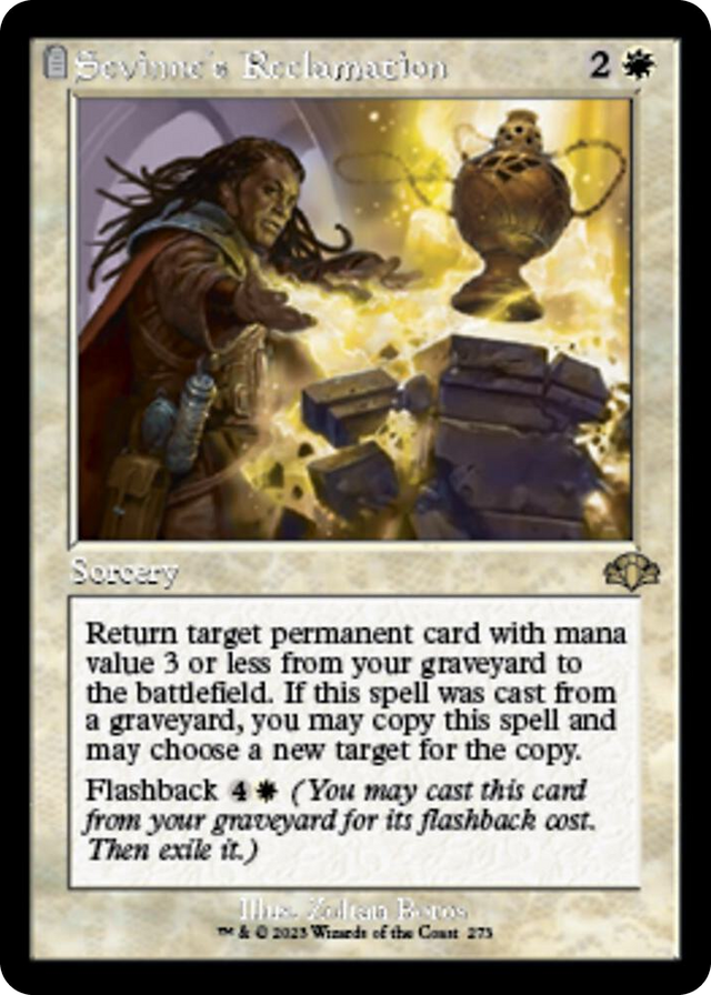 0273 Sevinne's Reclamation (Retro Frame) R Dominaria Remastered