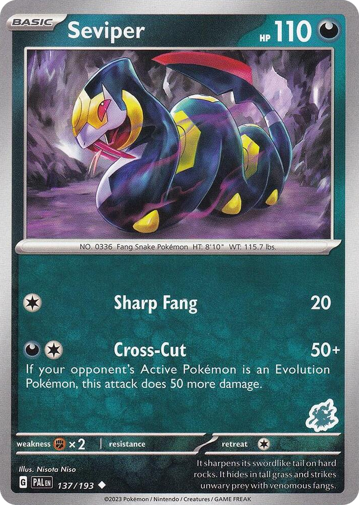 0137 Seviper - Darkrai Deck Uncommon Battle Academy 2024
