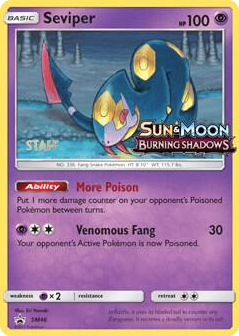 SM046 Seviper - SM46 (Prerelease) [Staff] Uncommon SM Promos