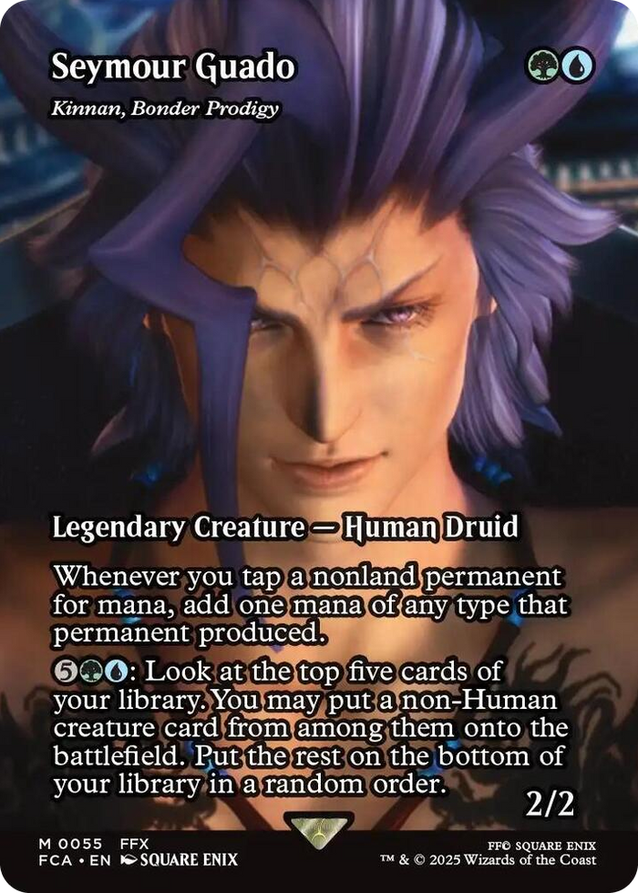 Seymour Guado - Kinnan, Bonder Prodigy (Showcase) #55 M - FINAL FANTASY: Through the Ages Pokemon card