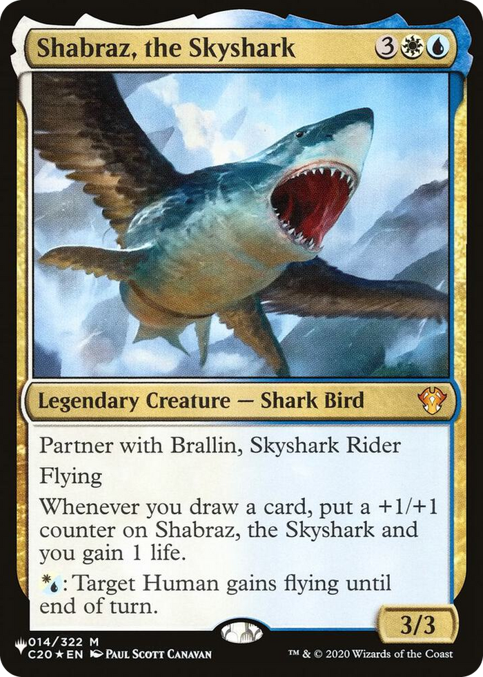 Shabraz, the Skyshark #14 M - The List Reprints Pokemon card