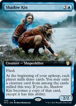 0054 Shadow Kin (Extended Art) R Commander: Innistrad: Midnight Hunt