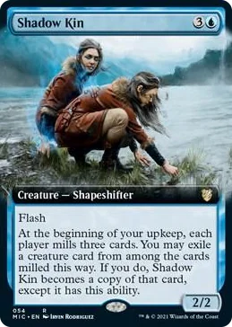 0054 Shadow Kin (Extended Art) R Commander: Innistrad: Midnight Hunt