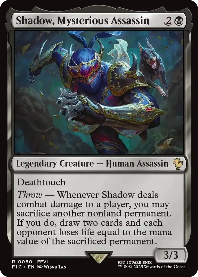 0050 Shadow, Mysterious Assassin R Commander: FINAL FANTASY