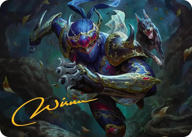 0026 Shadow, Mysterious Assassin Art Card (Gold-Stamped Signature) S Art Series: FINAL FANTASY