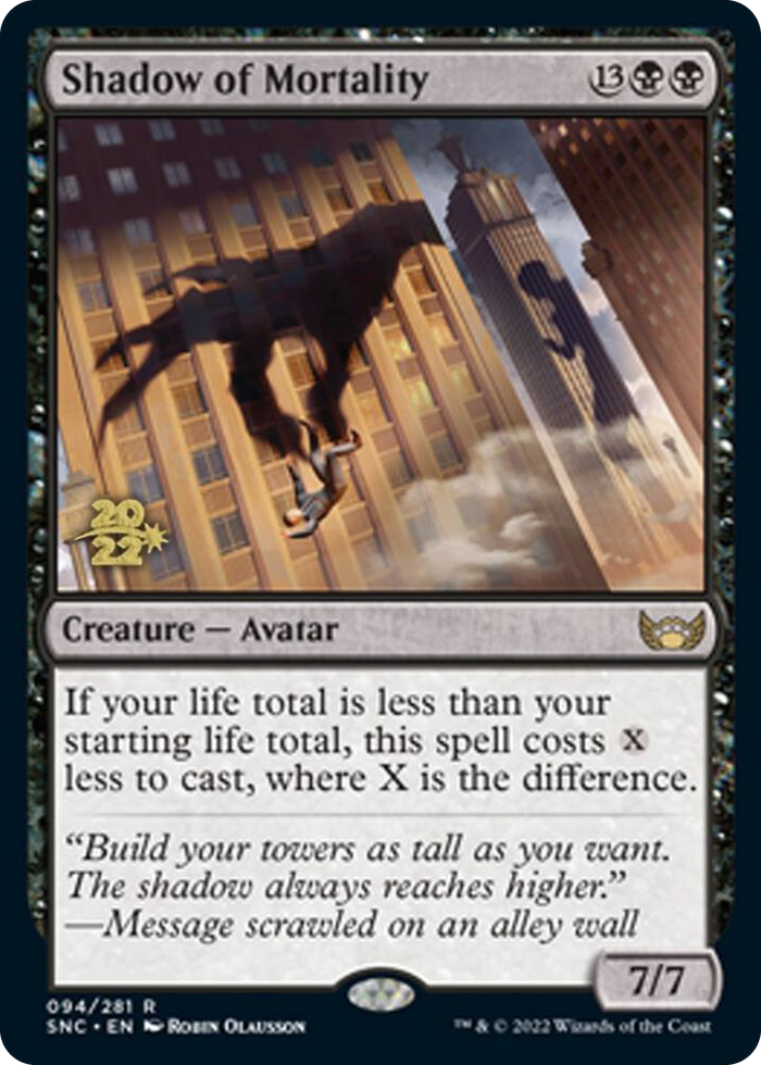 0094 Shadow of Mortality R Prerelease Cards