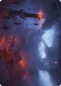 Shadow of the Enemy Art Card #8 S - Art Series: Universes Beyond: The Lord of the Rings: Tales of Middle-earth Pokemon card