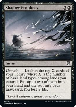 0105 Shadow Prophecy C Dominaria United