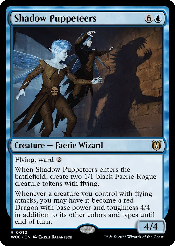 0012 Shadow Puppeteers R Commander: Wilds of Eldraine