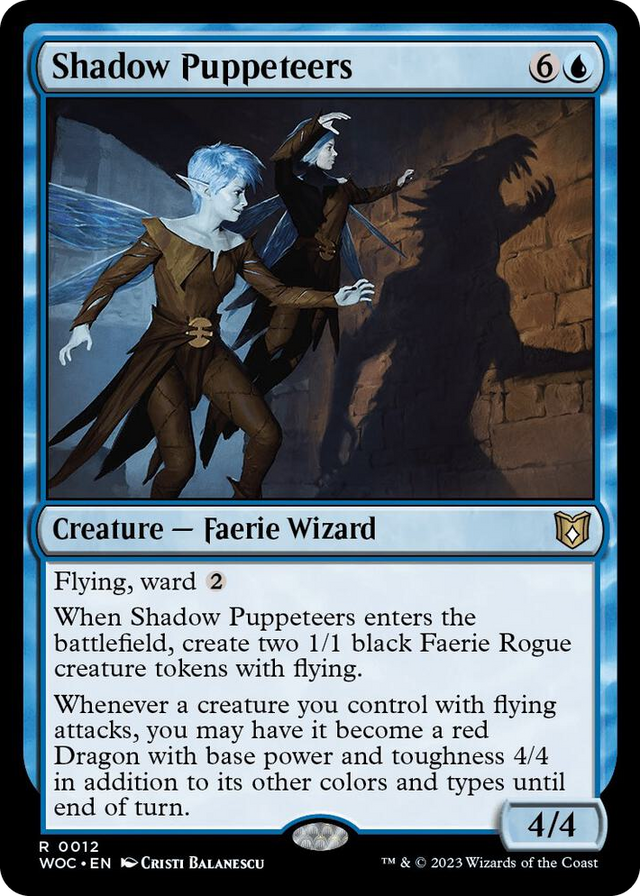 0012 Shadow Puppeteers R Commander: Wilds of Eldraine