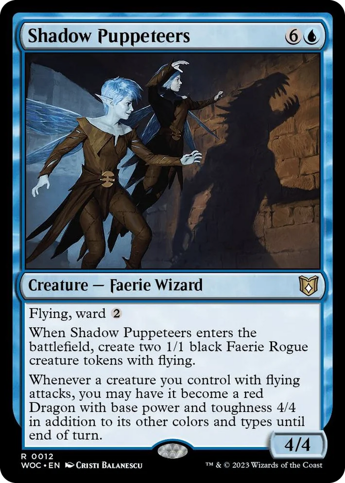 0012 Shadow Puppeteers R Commander: Wilds of Eldraine