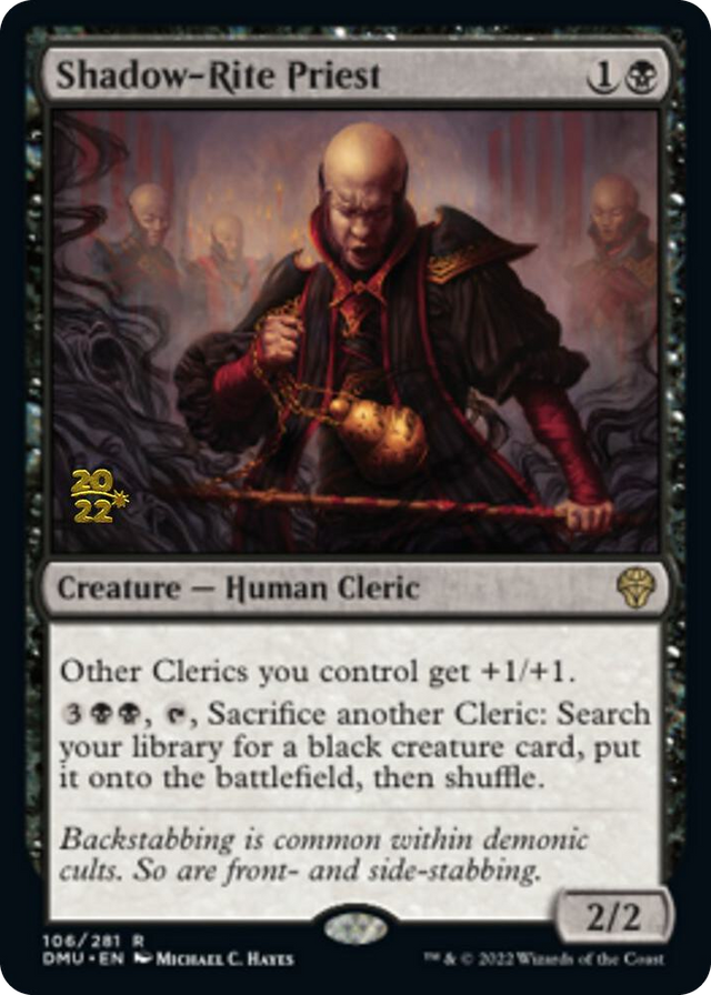 0106 Shadow-Rite Priest R Prerelease Cards