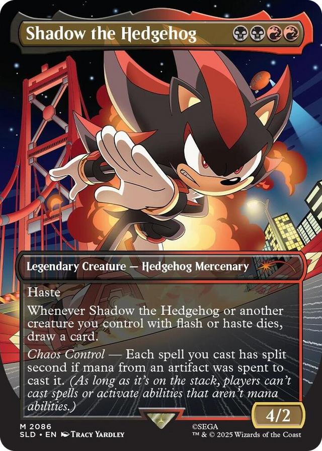 2086 Shadow the Hedgehog M Secret Lair Drop Series