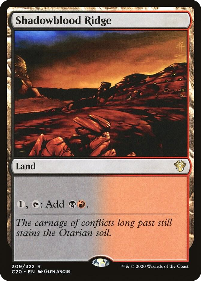 0309 Shadowblood Ridge R Commander 2020