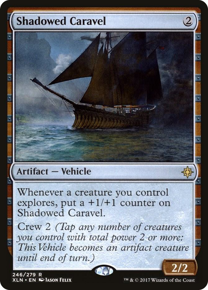 0246 Shadowed Caravel R Ixalan
