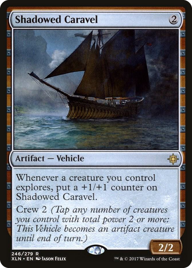 0246 Shadowed Caravel R Ixalan