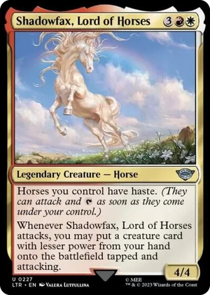0227 Shadowfax, Lord of Horses U Universes Beyond: The Lord of the Rings: Tales of Middle-earth