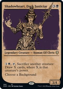0392 Shadowheart, Dark Justiciar (Showcase) R Commander Legends: Battle for Baldur's Gate