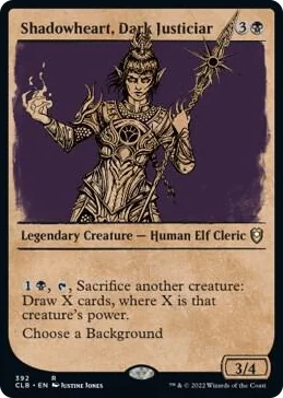 0392 Shadowheart, Dark Justiciar (Showcase) R Commander Legends: Battle for Baldur's Gate