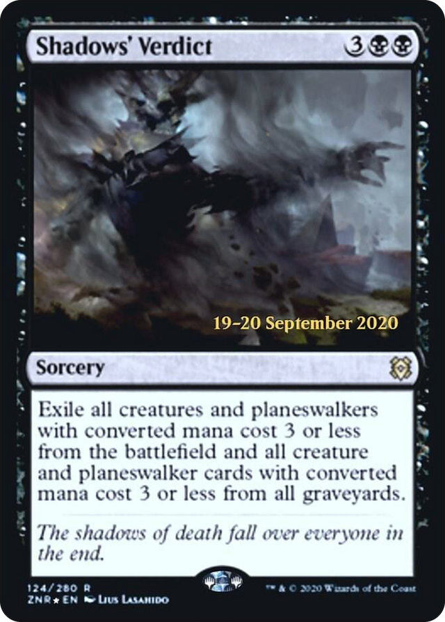 0124 Shadows' Verdict R Prerelease Cards