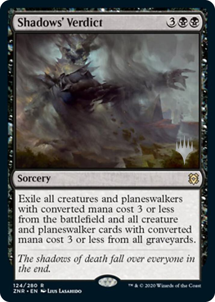 0124 Shadows' Verdict R Promo Pack: Zendikar Rising