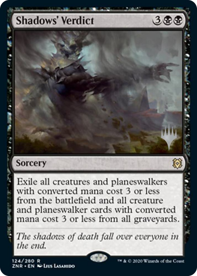 0124 Shadows' Verdict R Promo Pack: Zendikar Rising