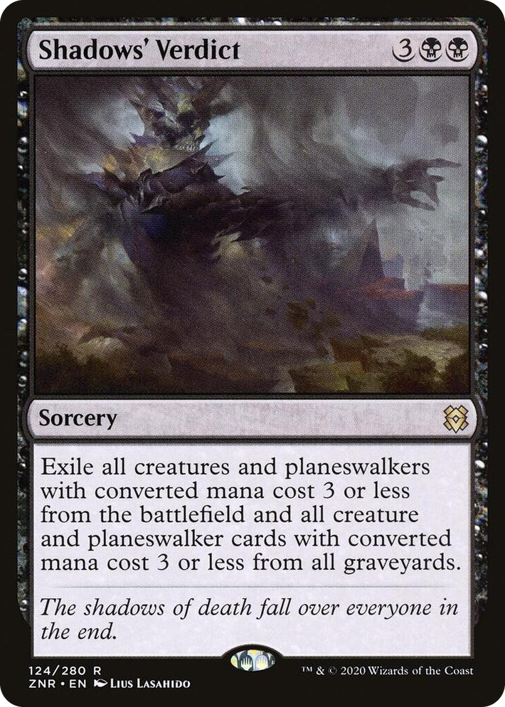 0124 Shadows' Verdict R Zendikar Rising