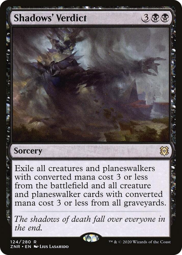 0124 Shadows' Verdict R Zendikar Rising