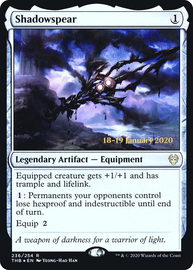0236 Shadowspear R Prerelease Cards