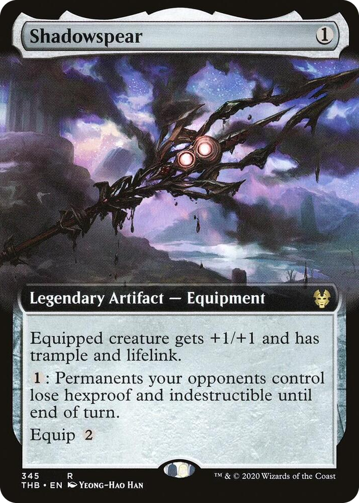 0345 Shadowspear (Extended Art) R Theros Beyond Death