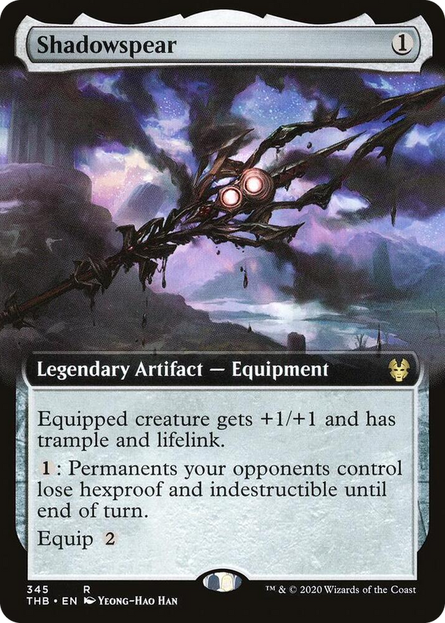 0345 Shadowspear (Extended Art) R Theros Beyond Death