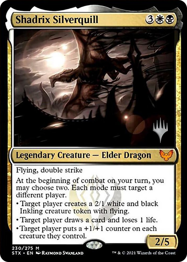 0230 Shadrix Silverquill M Promo Pack: Strixhaven