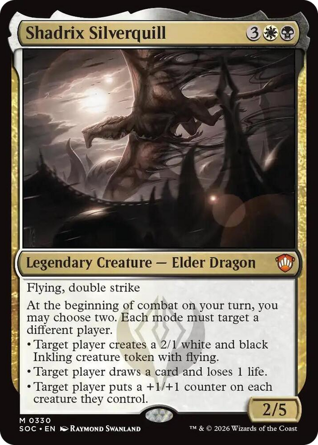 0330 Shadrix Silverquill M Commander: Secrets of Strixhaven