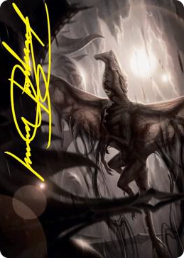0059 Shadrix Silverquill Art Card (Gold-Stamped Signature) S Art Series: Strixhaven