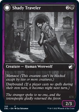 0120 Shady Traveler C Innistrad: Double Feature