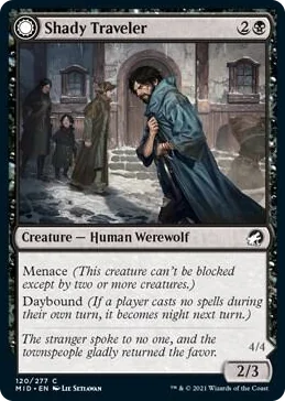 0120 Shady Traveler C Innistrad: Midnight Hunt