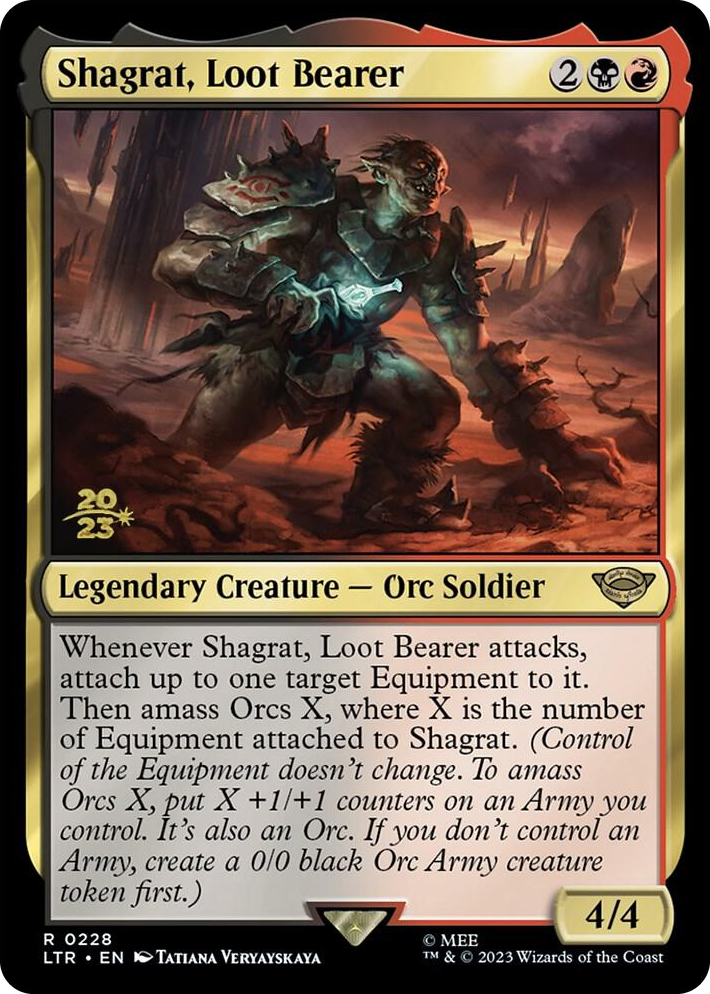 0228 Shagrat, Loot Bearer R Prerelease Cards