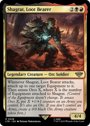 0228 Shagrat, Loot Bearer R Universes Beyond: The Lord of the Rings: Tales of Middle-earth
