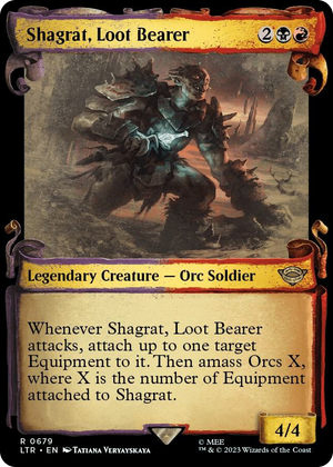 0679 Shagrat, Loot Bearer (Showcase Scrolls) R Universes Beyond: The Lord of the Rings: Tales of Middle-earth
