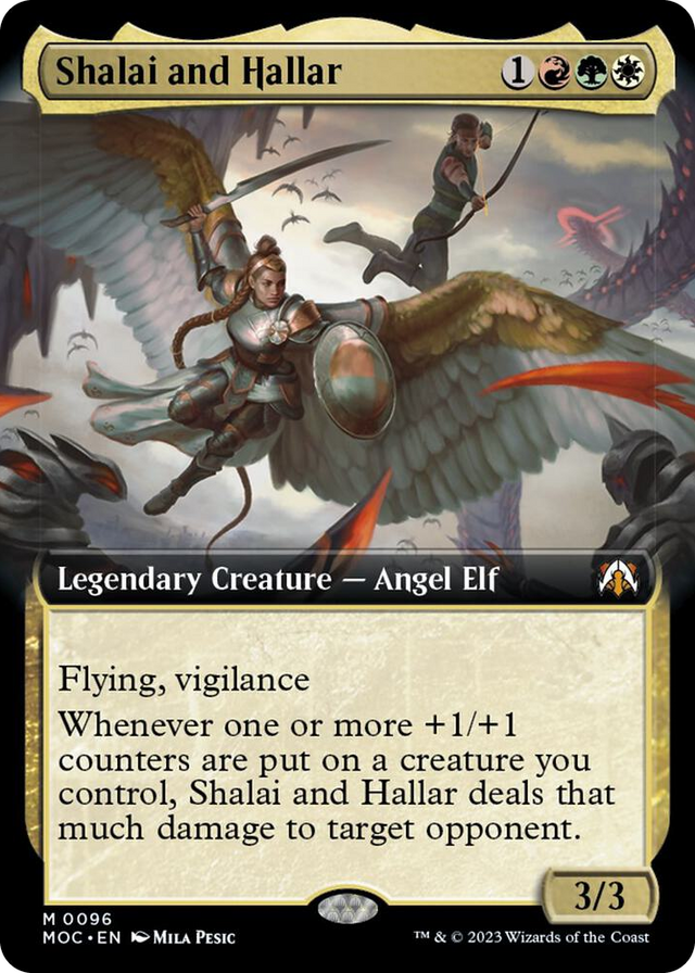 0096 Shalai and Hallar (Extended Art) M Commander: March of the Machine