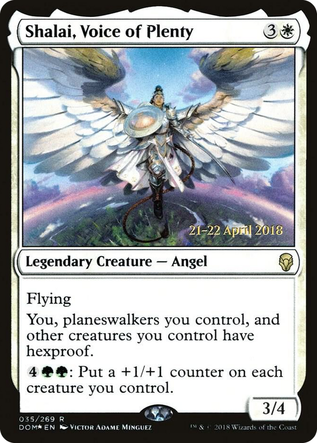 0035 Shalai, Voice of Plenty R Prerelease Cards